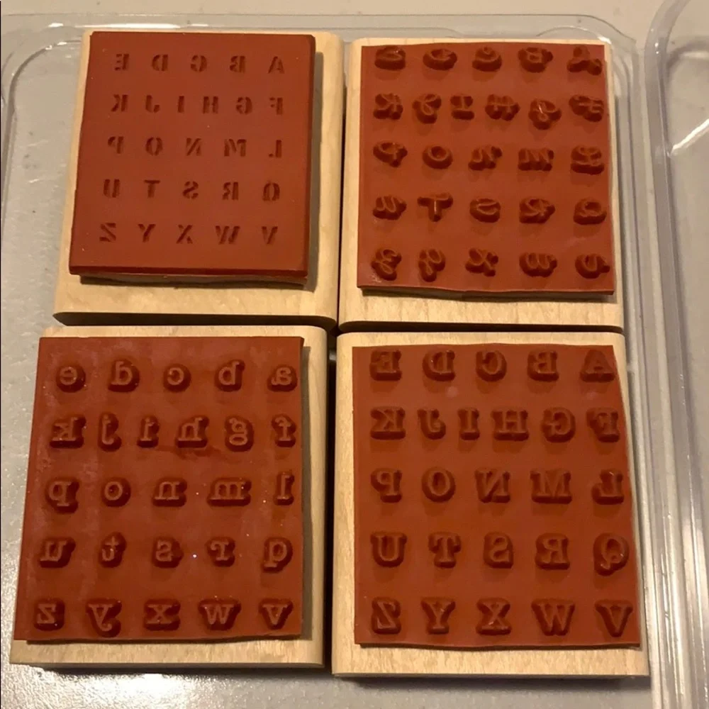 🎭 3/$25 - Stampin Up! Alphabits stamp set